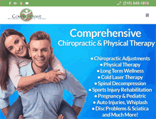 Tablet Screenshot of chiropracticandpt.com